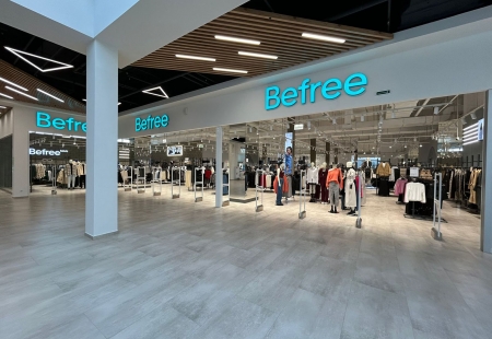 Оформление магазина Befree г.Краснодар West Mall